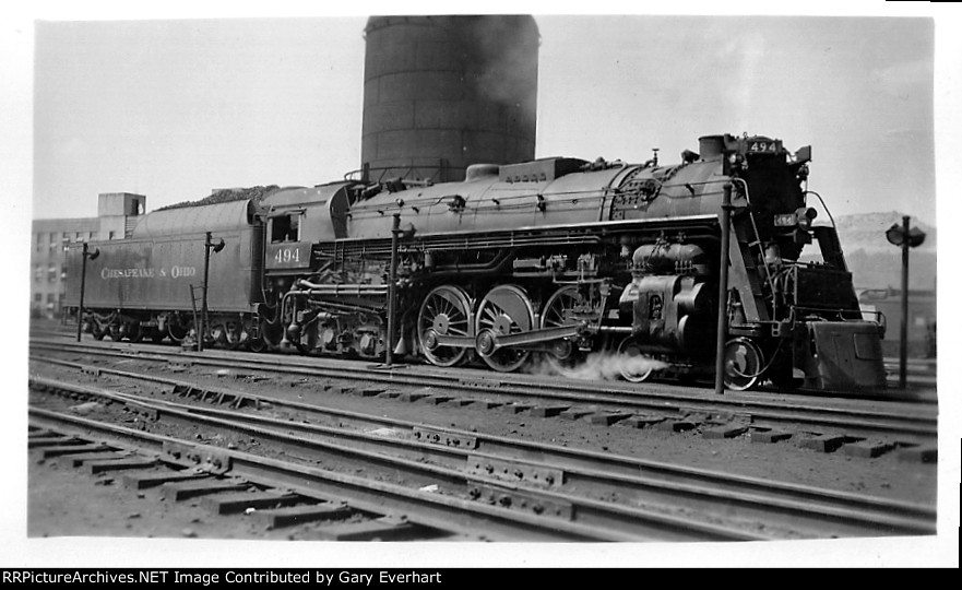 C&O 4-6-4 #494 - Chesapeake & Ohio